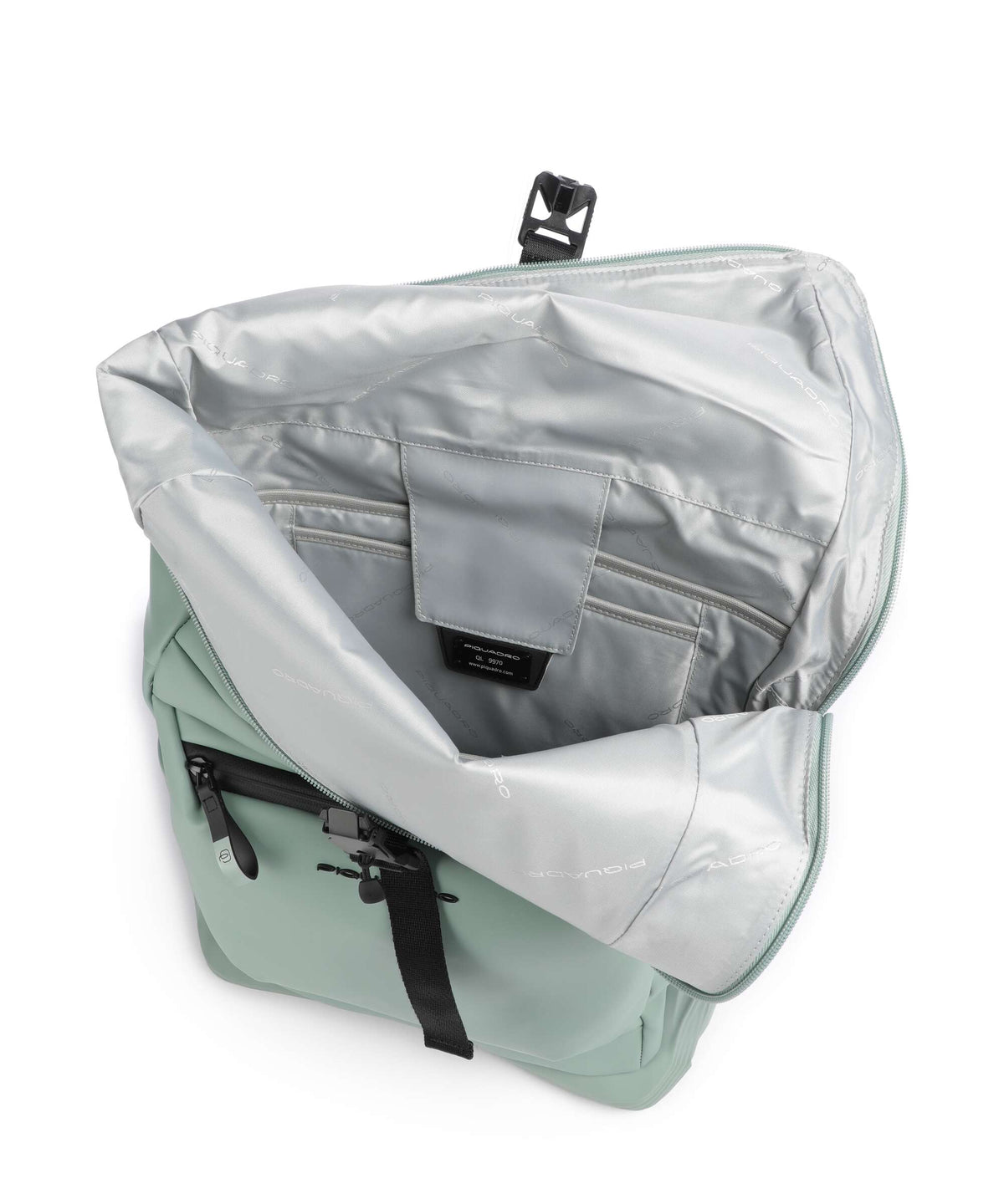 Piquadro Corner 2.0 Rolltop backpack green