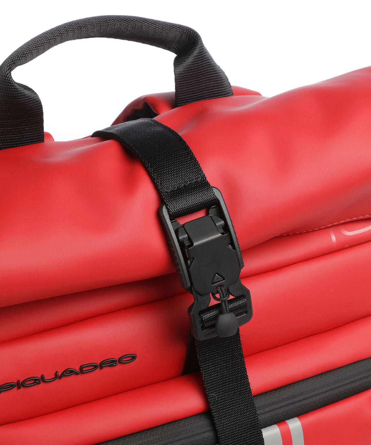 Piquadro Corner Special Ducati Rolltop backpack red