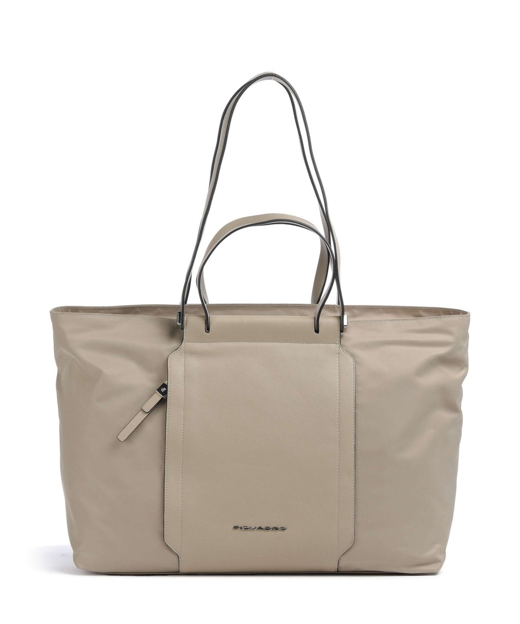 Piquadro W92T Tote bag beige