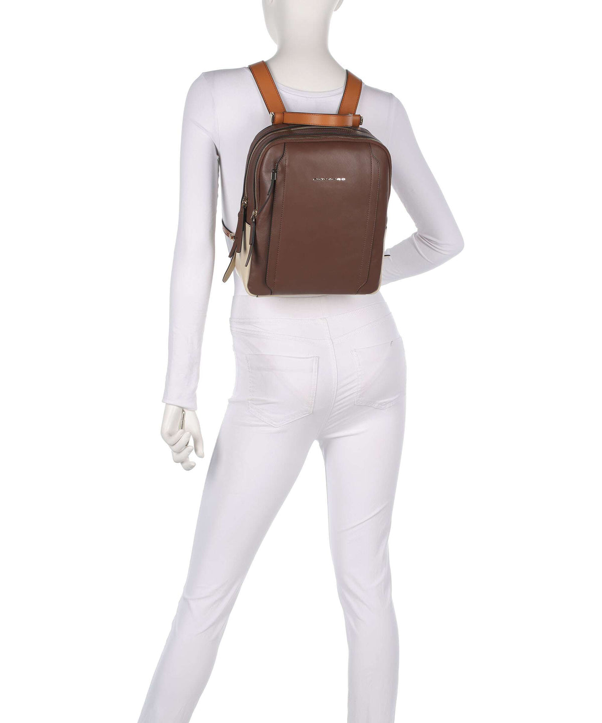 Piquadro Circle Backpack marrone/beige