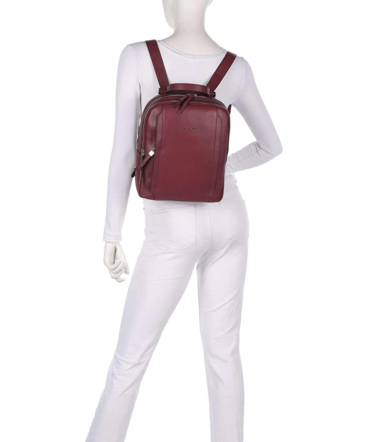 Piquadro Circle Backpack borgogna