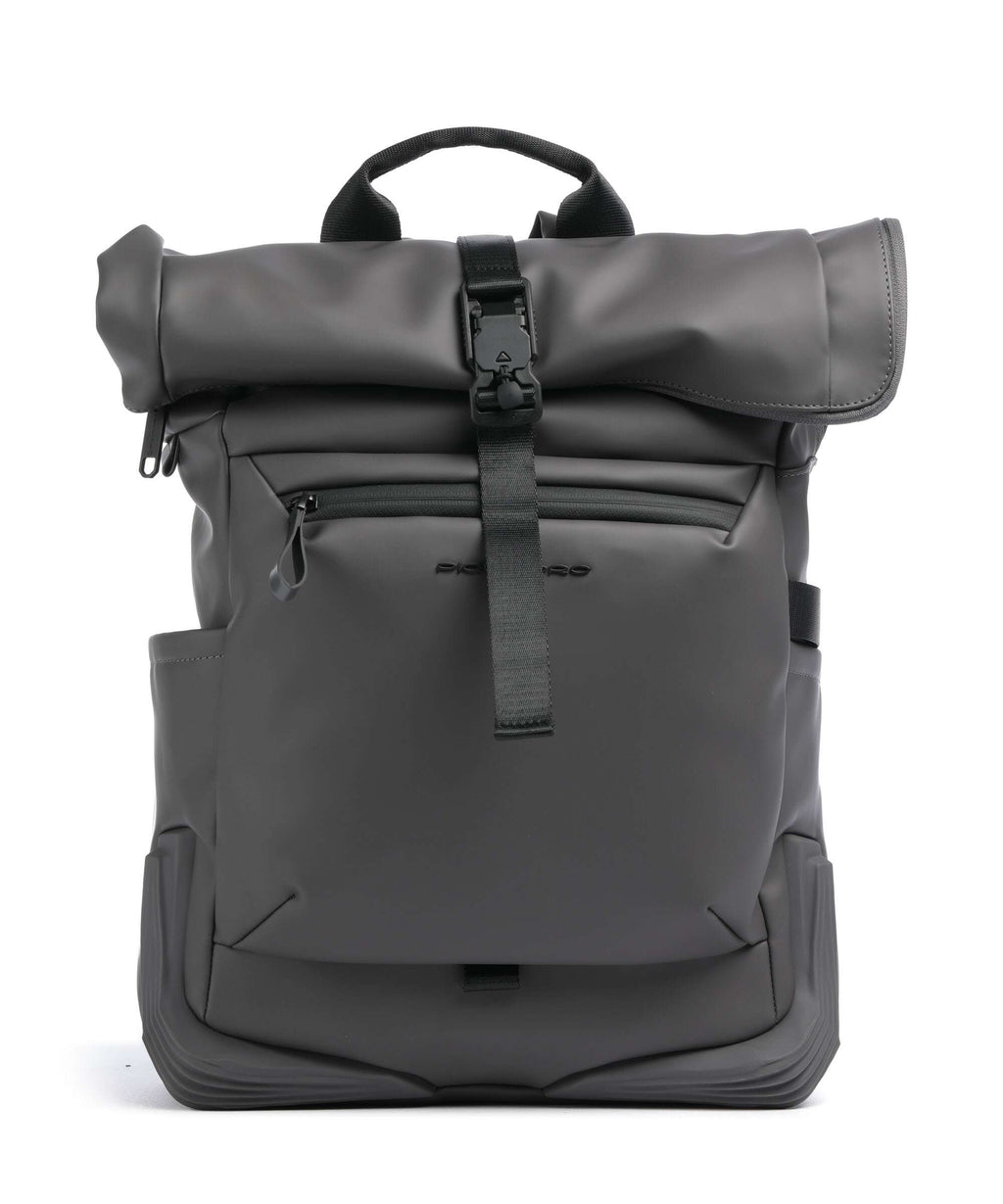 Piquadro Corner 2.0 Rolltop backpack grigio