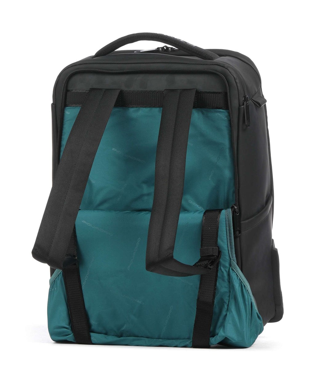 Piquadro C2OW Backpack with wheels nero