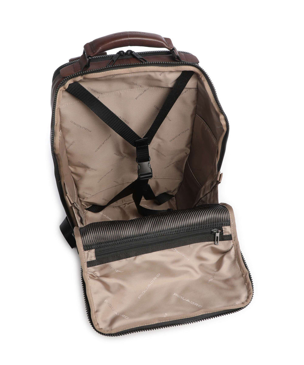 Piquadro Harper Travel backpack testa di moro