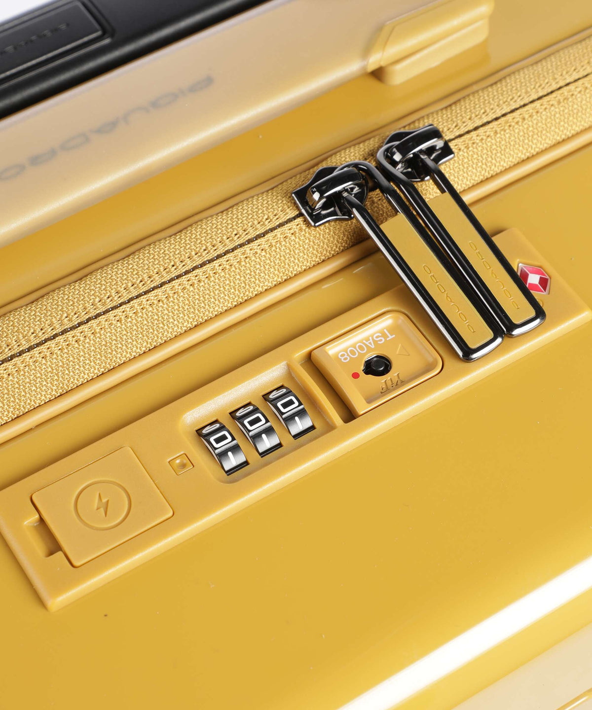 Piquadro POP Spinner (4 wheels) mustard
