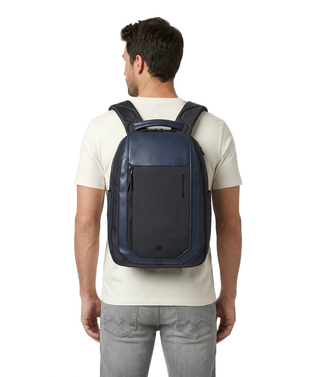 Piquadro Lyss Easyjet Travel backpack blue