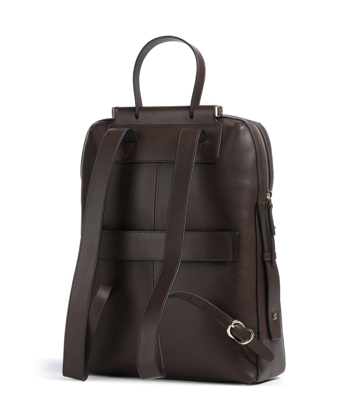 Piquadro Circle Laptop backpack suede dark brown