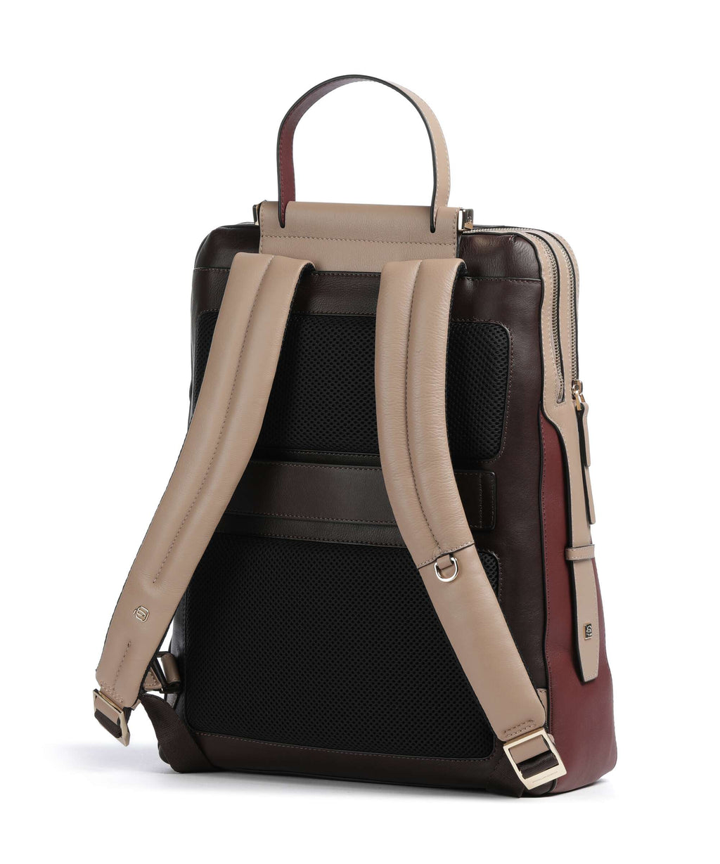 Piquadro Circle Backpack bordeaux/pink