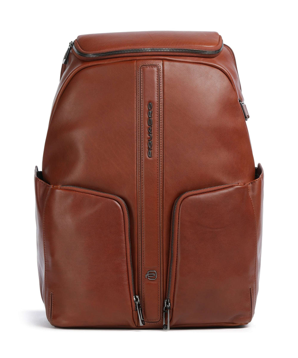 Piquadro Victor 24 Laptop backpack tan