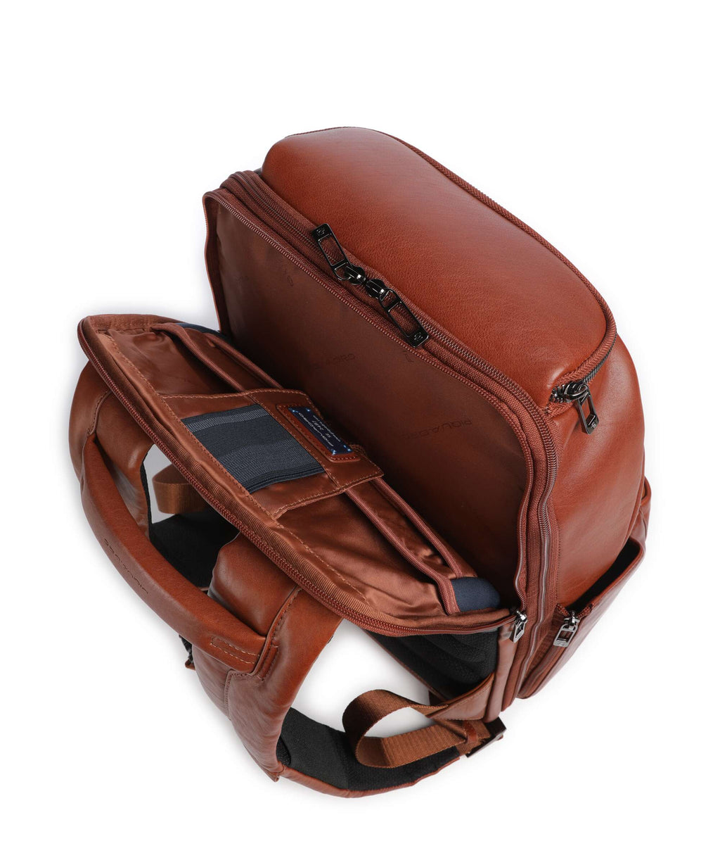 Piquadro Victor 24 Laptop backpack tan