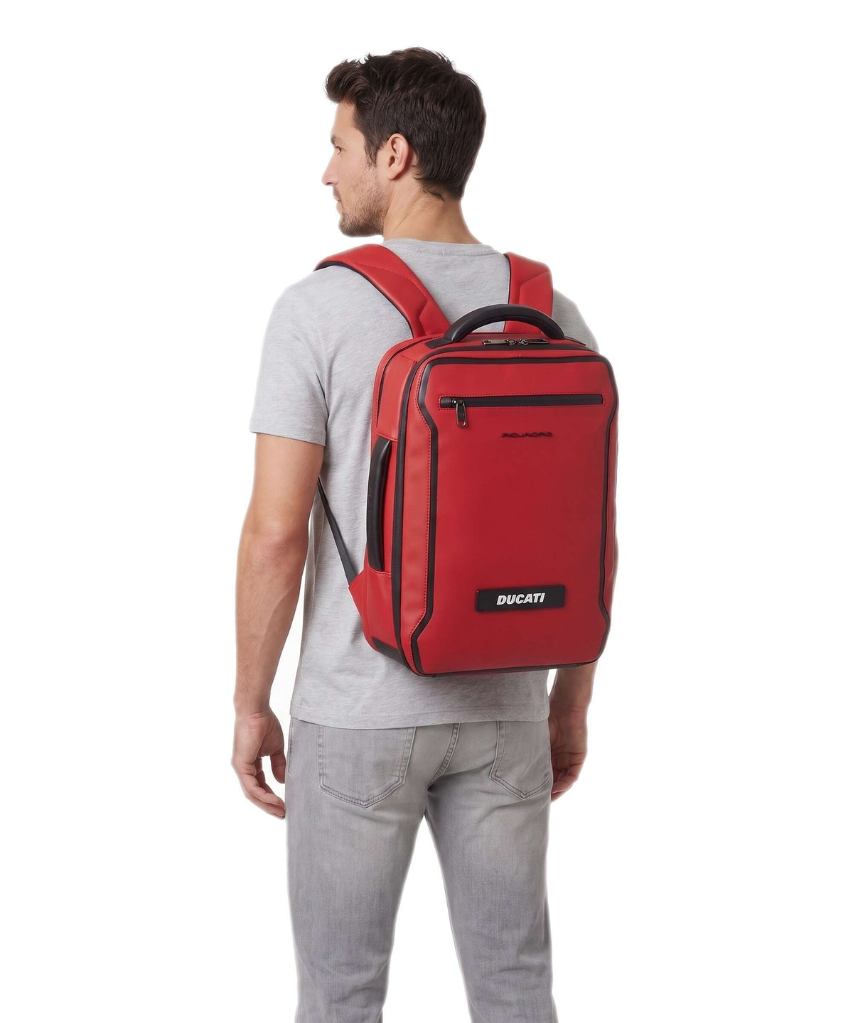 Piquadro Ducati C2OWD 35 Backpack red