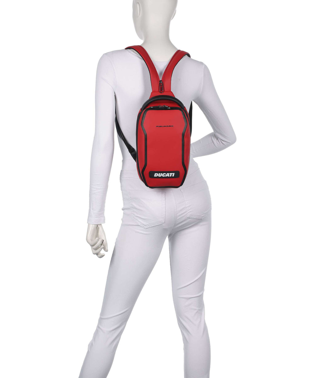 Piquadro Ducati C2OWD 4 Sling bag red