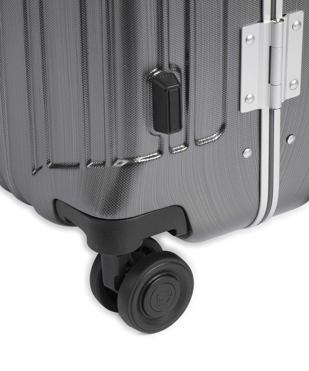 Piquadro PQ-LM Spinner (4 wheels) black/tan