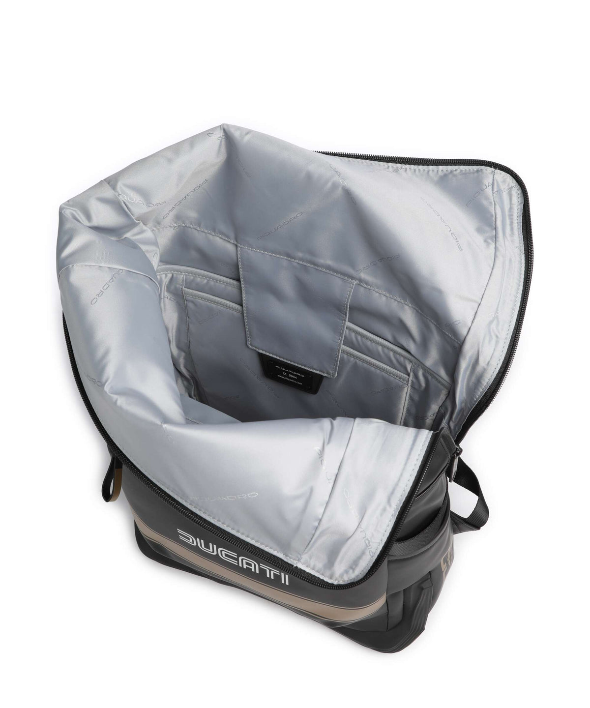 Piquadro Ducati C2OWD Rolltop backpack black/gold