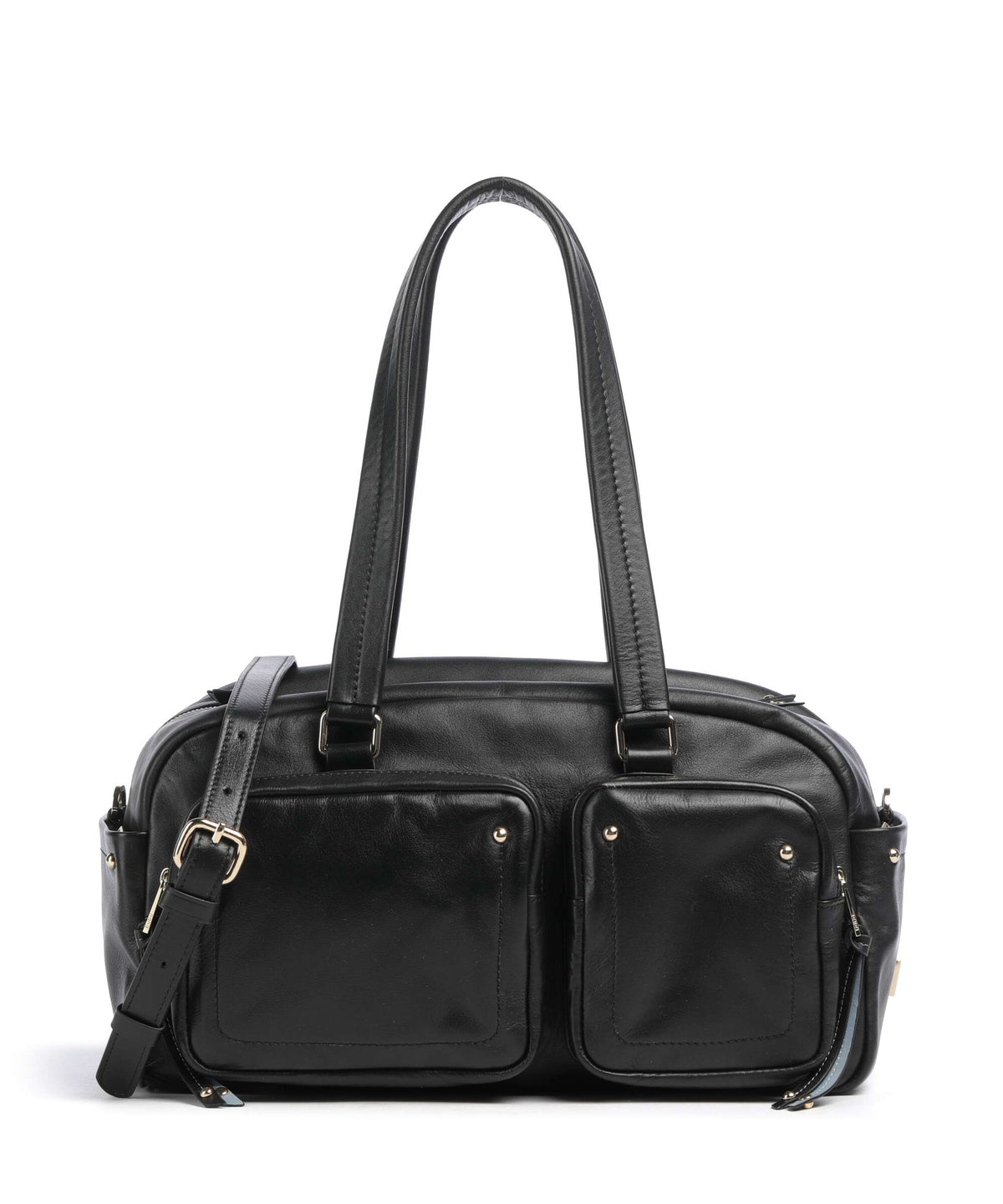 DuDu Bags Pocket Fanciful Shoulder bag nero