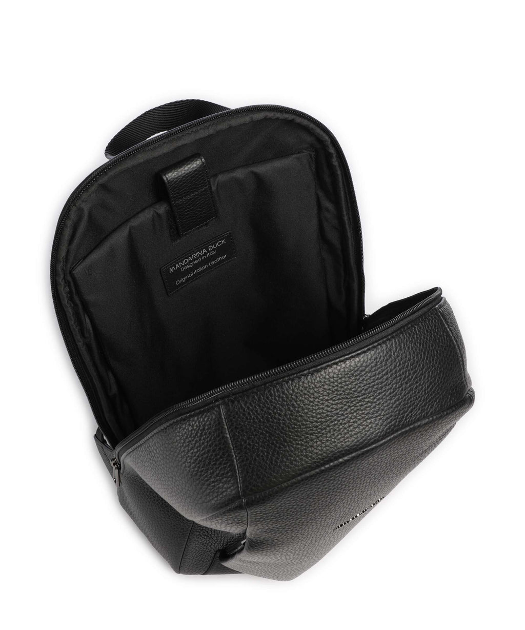 Mandarina Duck Mellow Leather Backpack nero