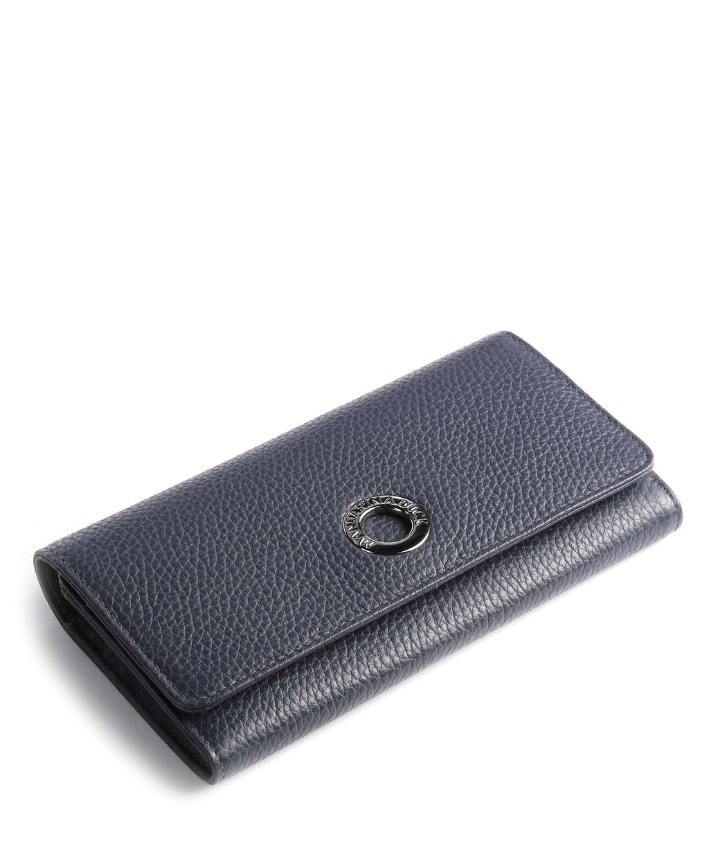 Mandarina Duck Mellow Leather Wallet dress blue