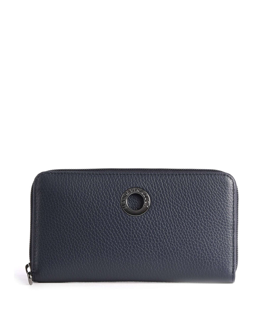 Mandarina Duck Mellow Leather Wallet dress blue