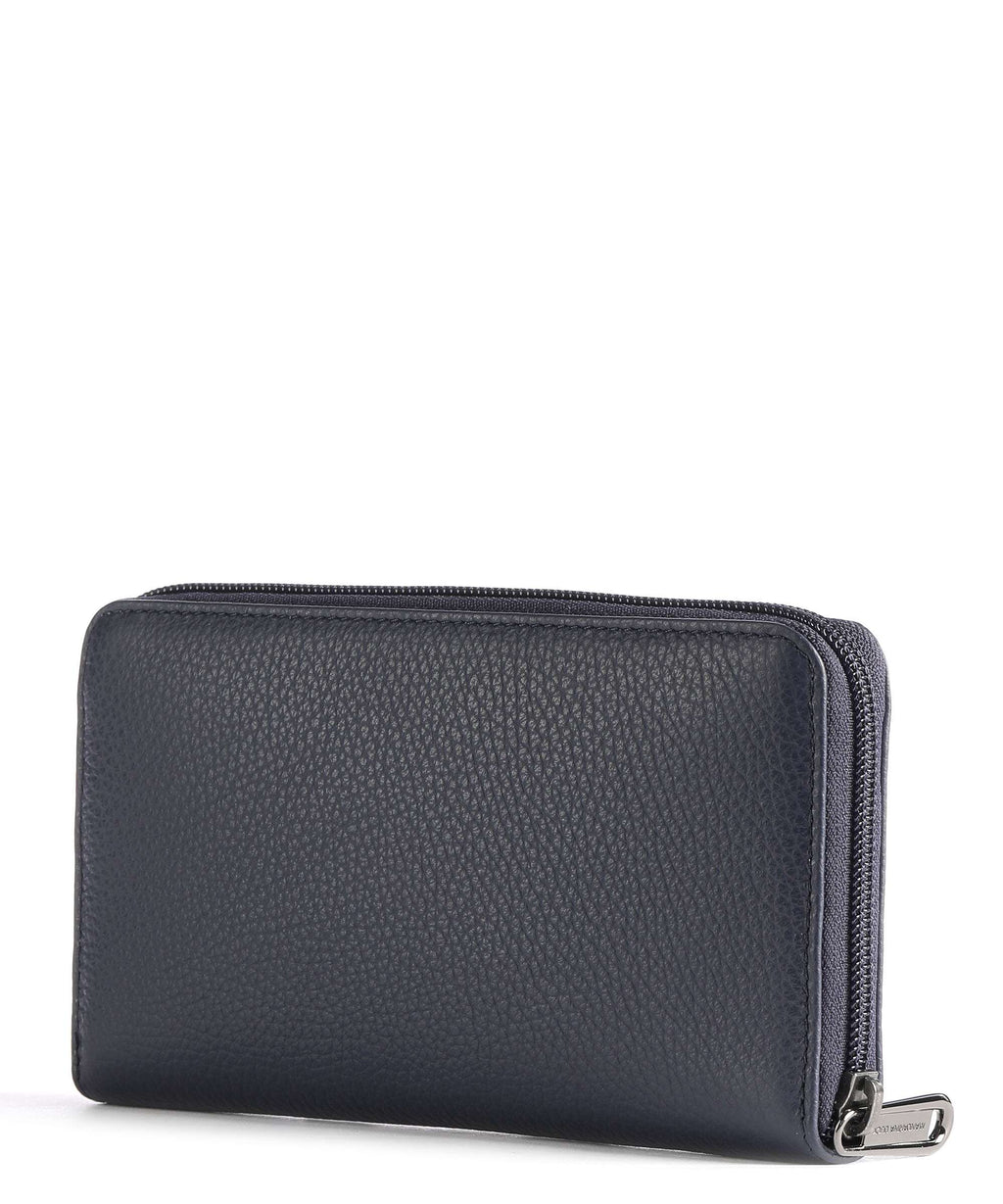 Mandarina Duck Mellow Leather Wallet dress blue
