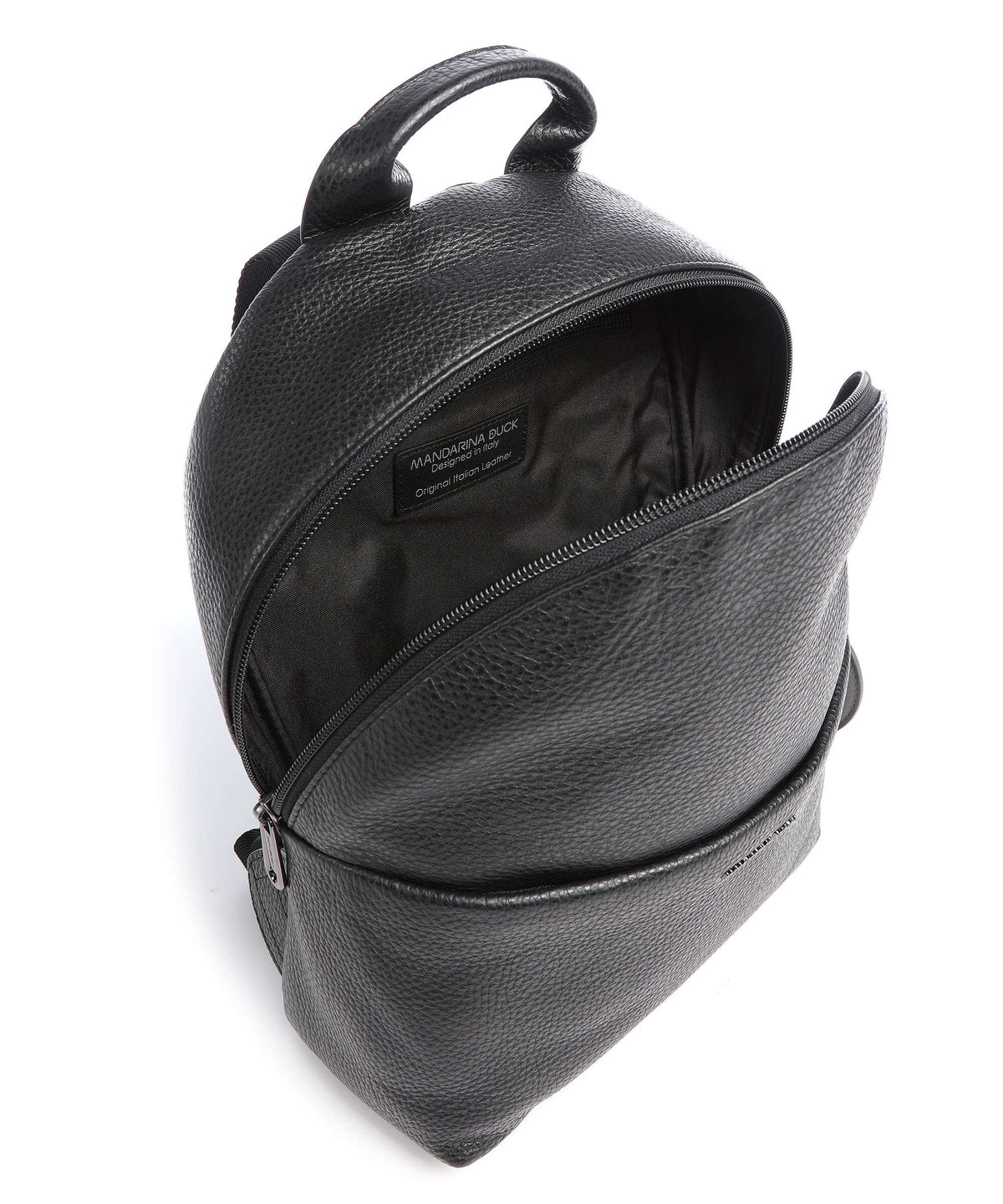 Mandarina Duck Mellow Leather Backpack nero