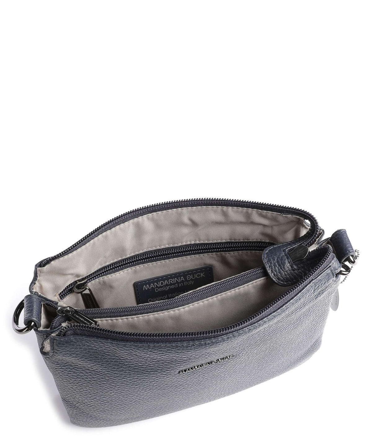 Mandarina Duck Mellow Leather Crossbody bag dress blue