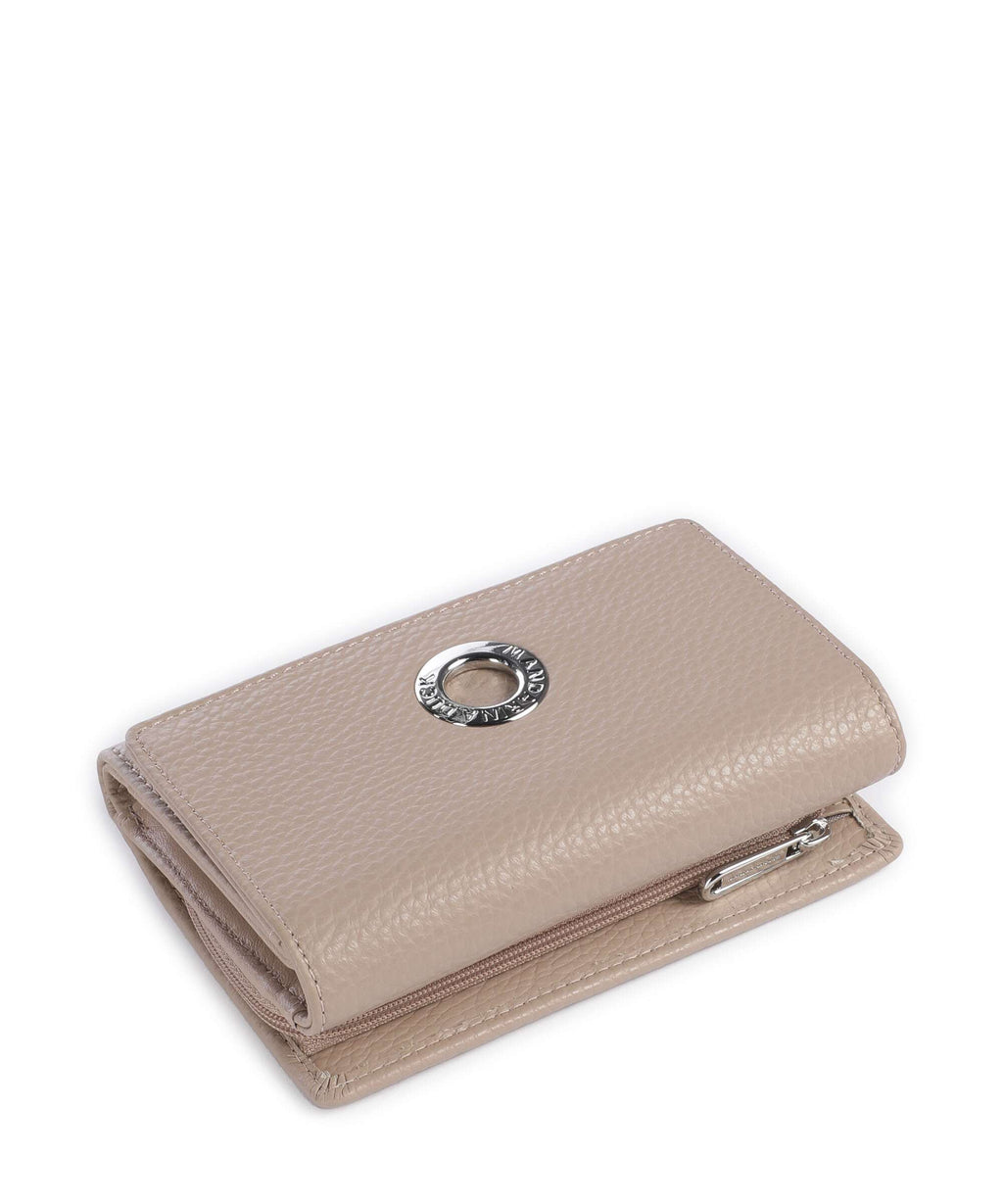 Mandarina Duck Mellow Leather Wallet warm taupe