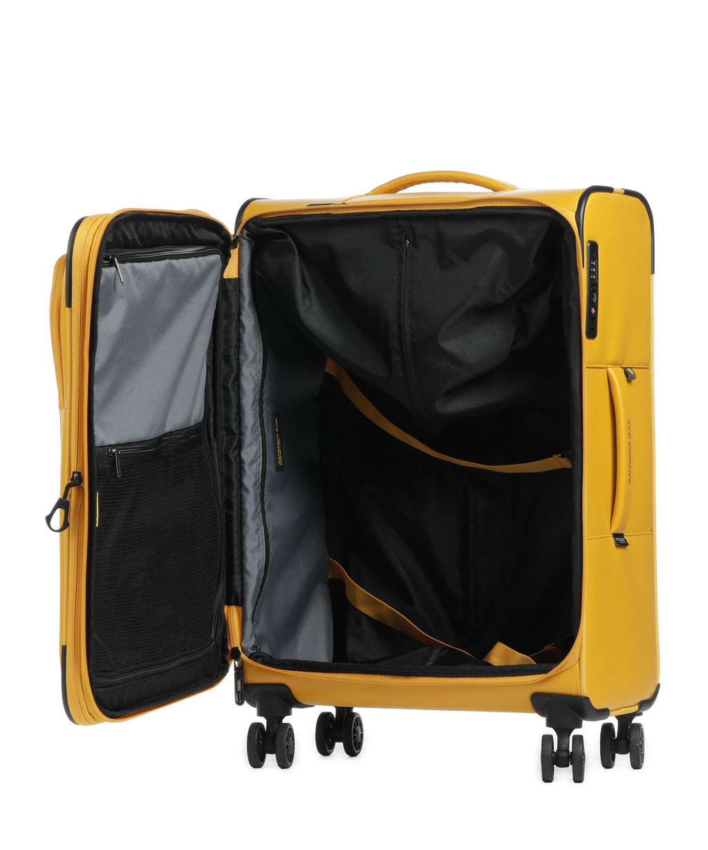 Mandarina Duck Eco Coated Spinner (4 wheels) duck yellow