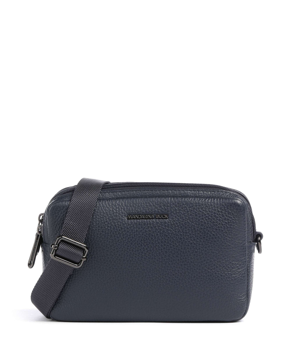 Mandarina Duck Mellow Leather Crossbody bag dress blue