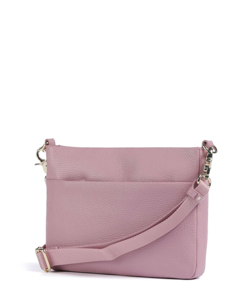 Mandarina Duck Mellow Leather Crossbody bag lilac rose