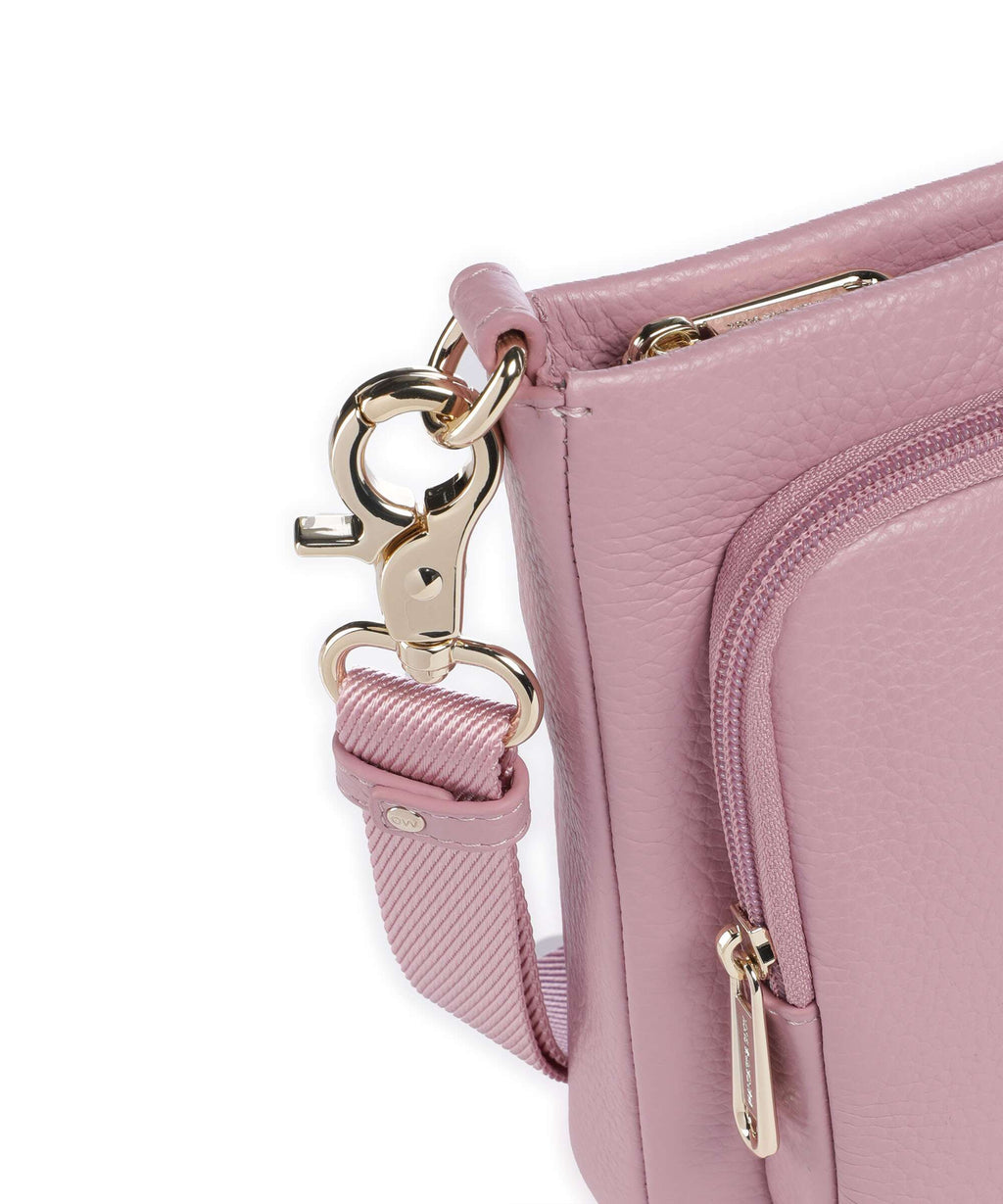 Mandarina Duck Mellow Leather Crossbody bag lilac rose