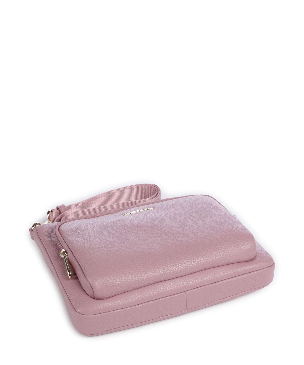 Mandarina Duck Mellow Leather Crossbody bag lilac rose