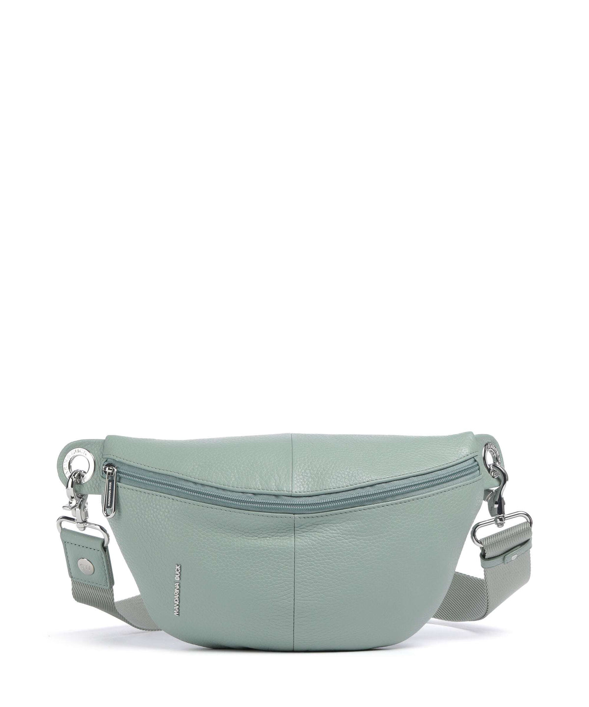 Mandarina Duck Mellow Leather Belt bag iceberg green