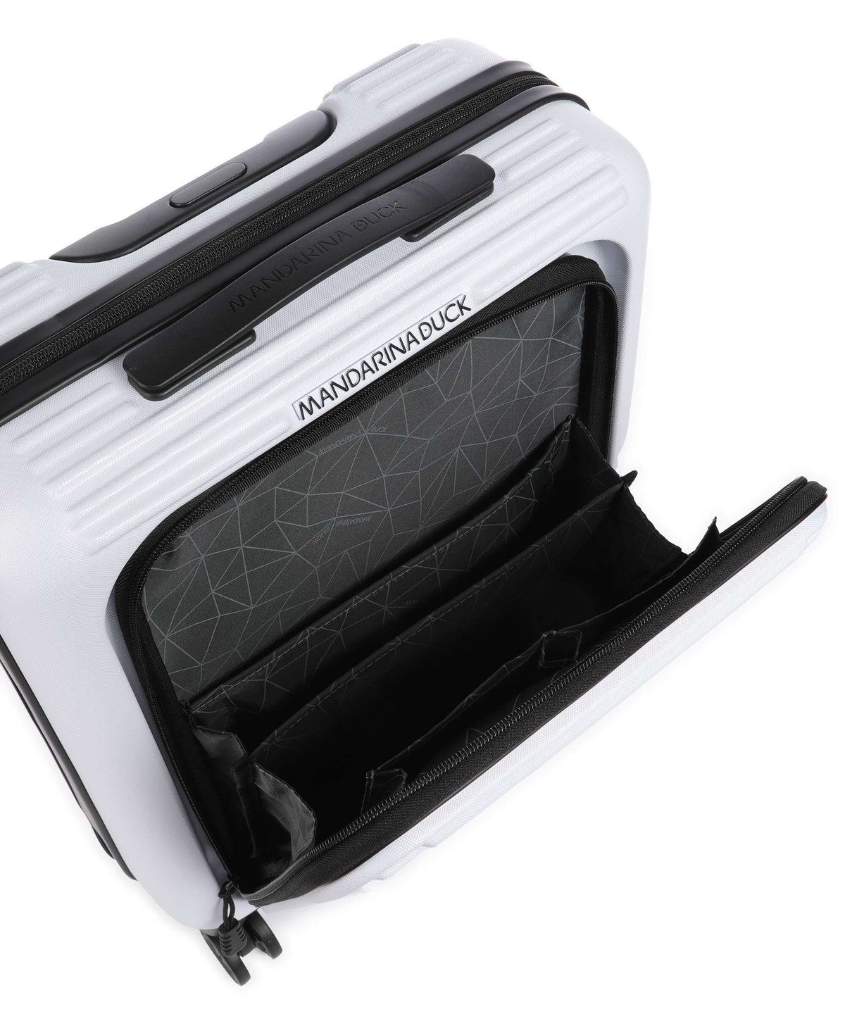 Mandarina Duck Tank Case Spinner (4 wheels) optical white