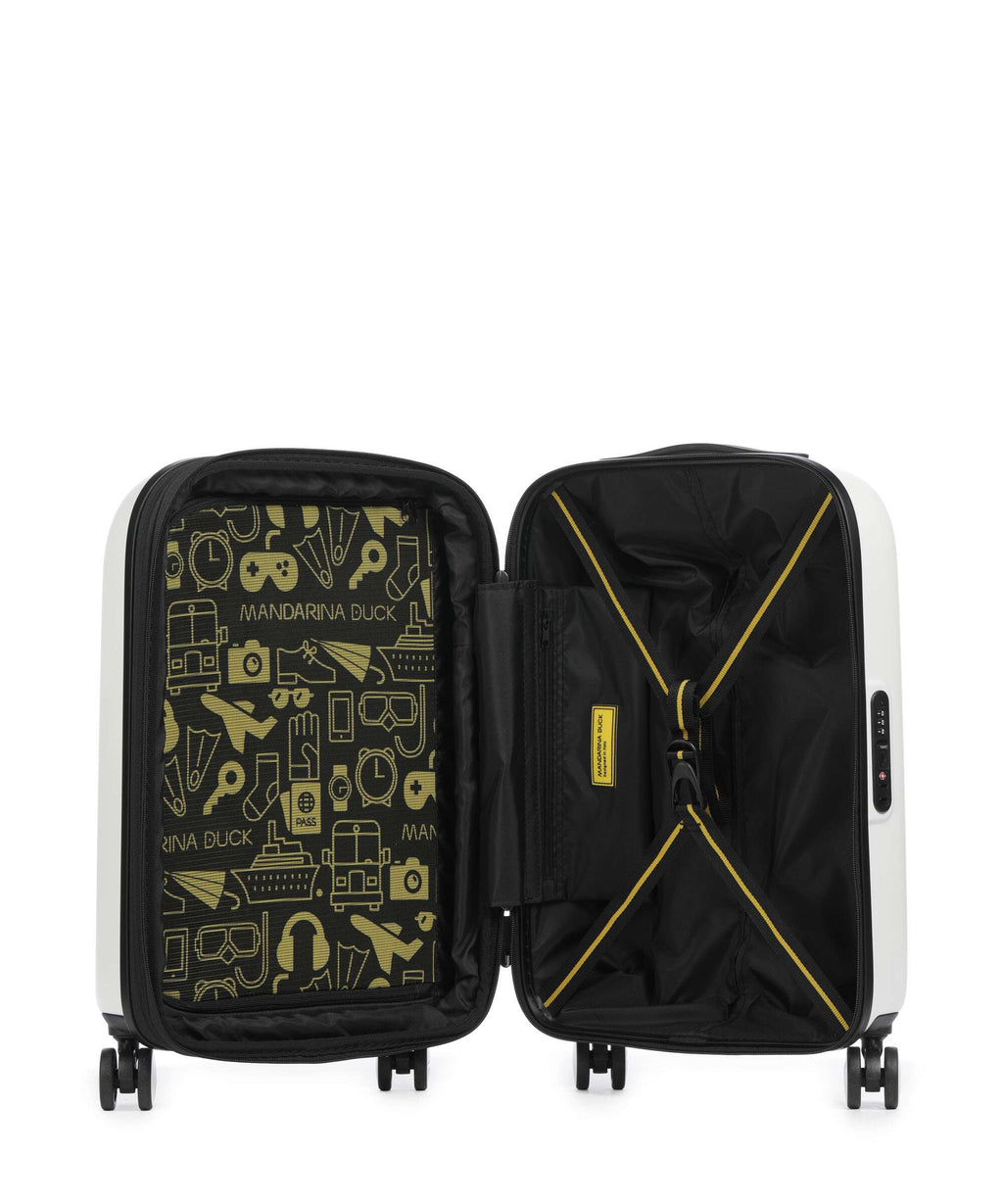Mandarina Duck Logoduck+ Spinner (4 wheels) blanc