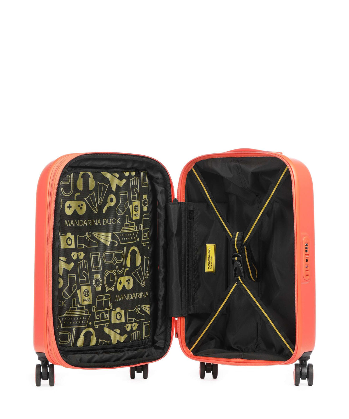 Mandarina Duck Logoduck+ Spinner (4 wheels) pumpkin