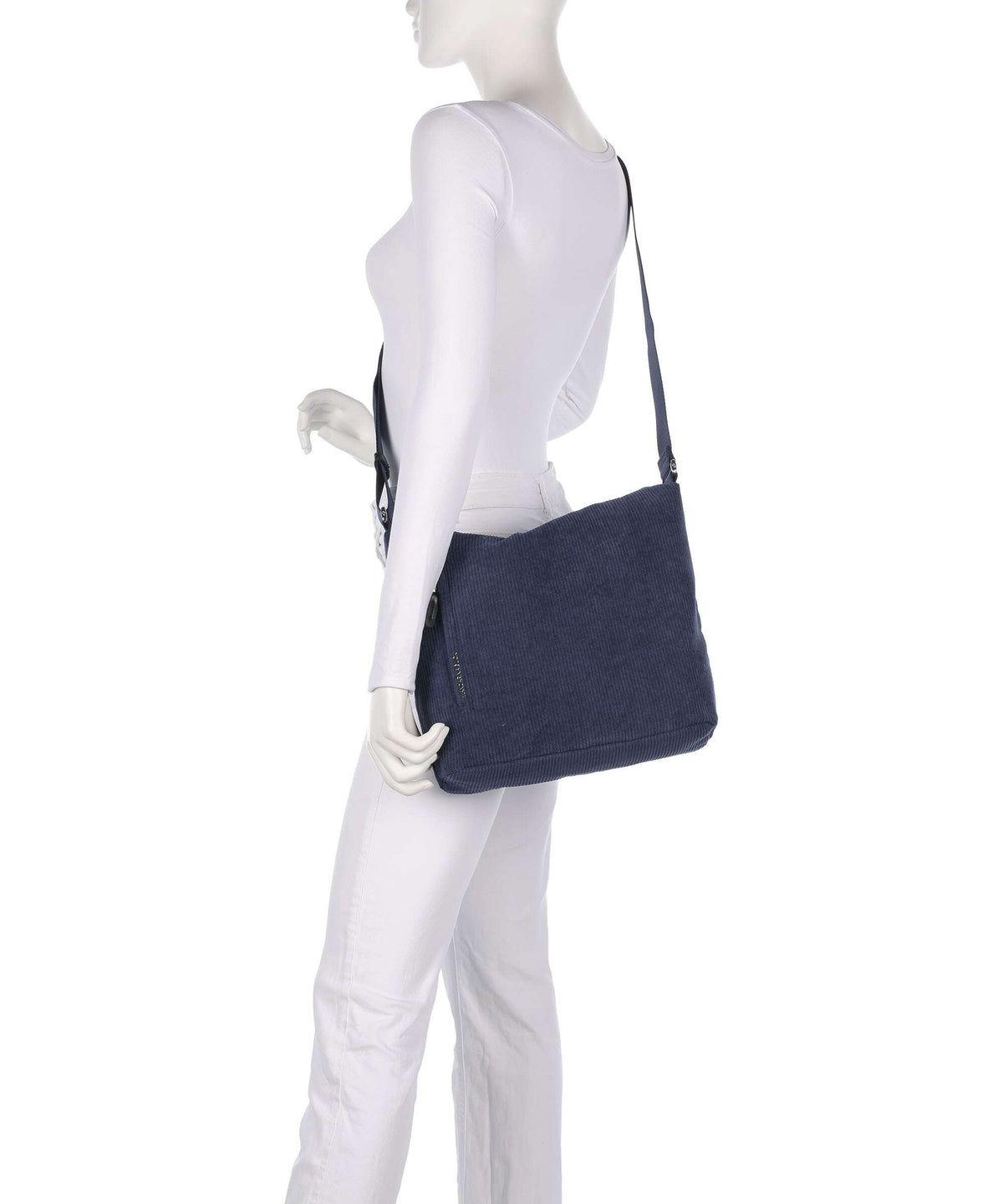 Mandarina Duck Hunter Velvet Shoulder bag blue wing