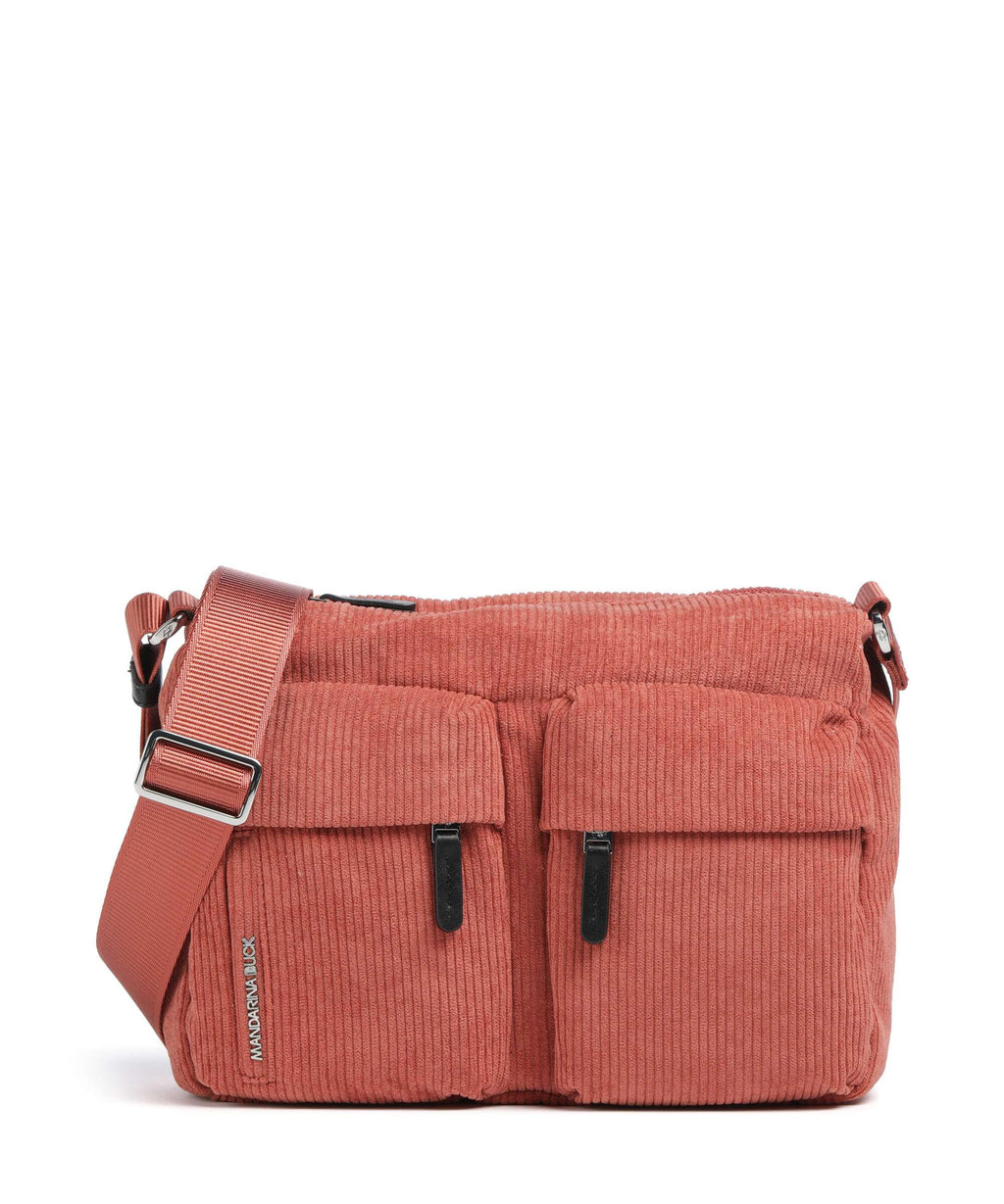 Mandarina Duck Hunter Velvet Crossbody bag winter rose
