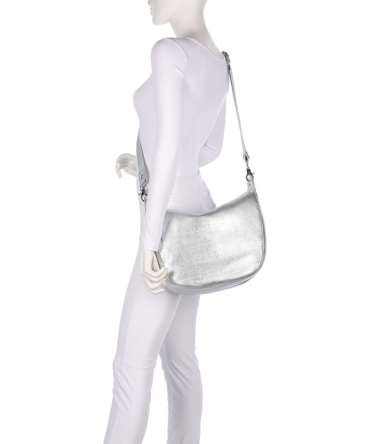 Mandarina Duck Mellow Metal Crossbody bag silver