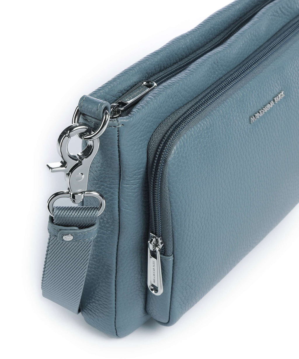 Mandarina Duck Mellow Leather Crossbody bag iron