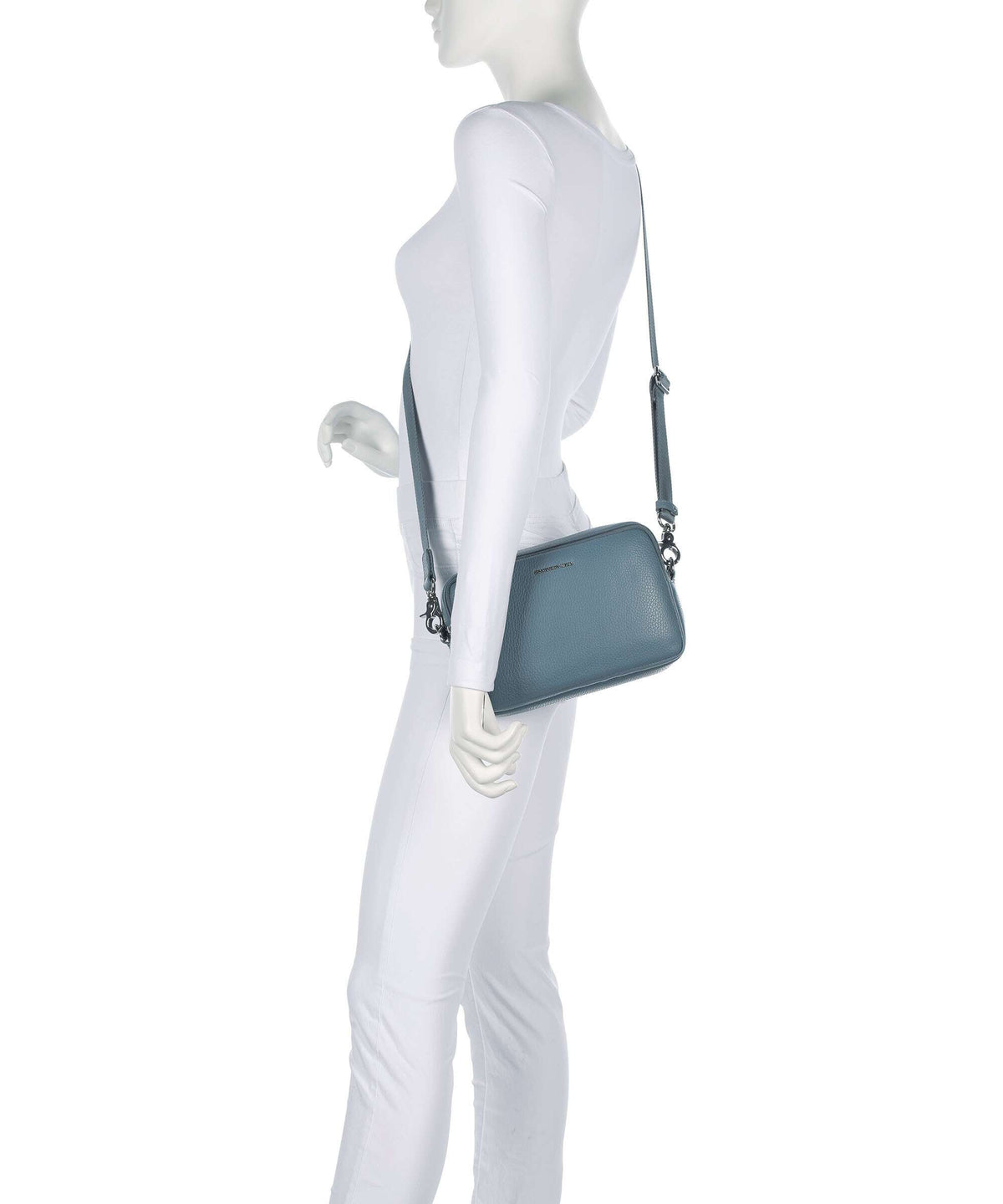 Mandarina Duck Mellow Leather Crossbody bag iron