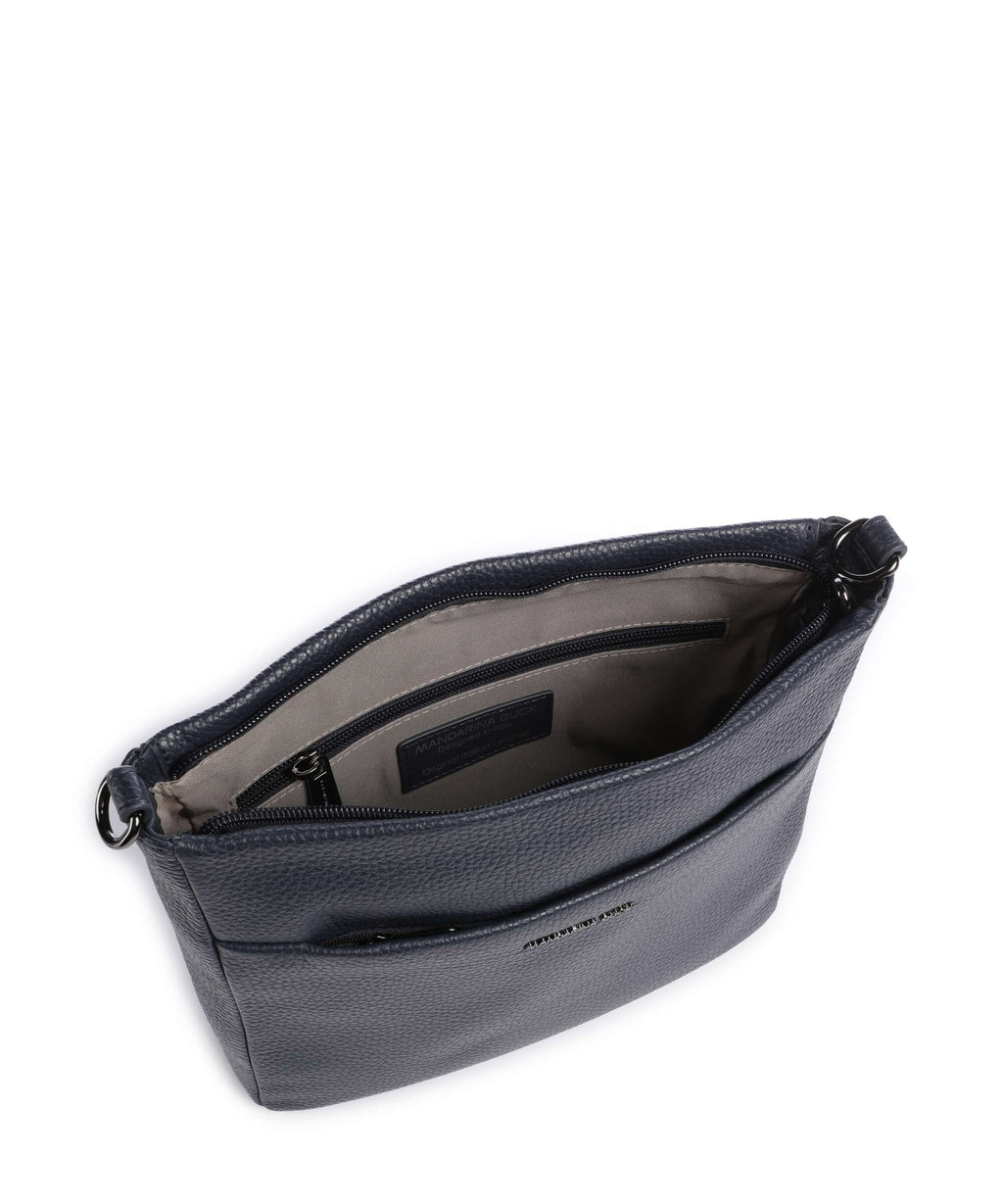 Mandarina Duck Mellow Leather Crossbody bag dress blue
