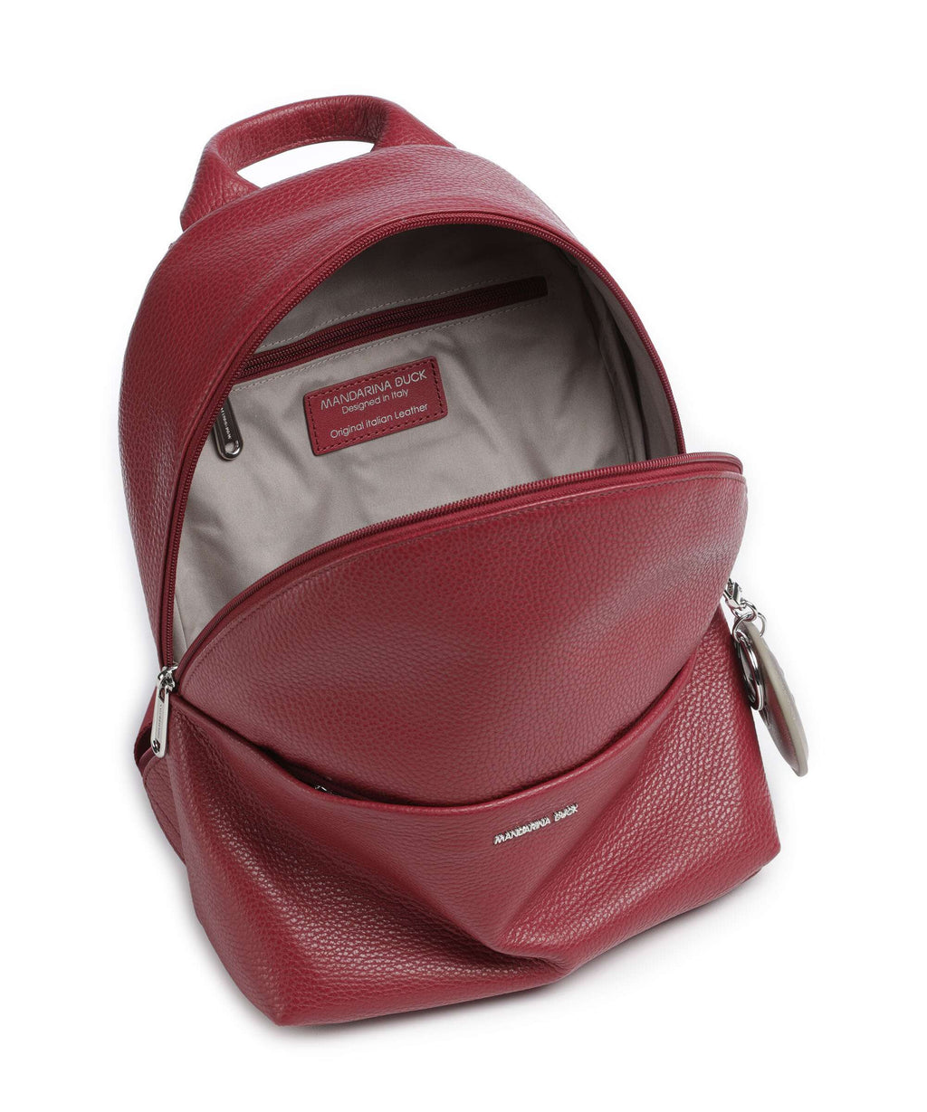 Mandarina Duck Mellow Leather Backpack grape