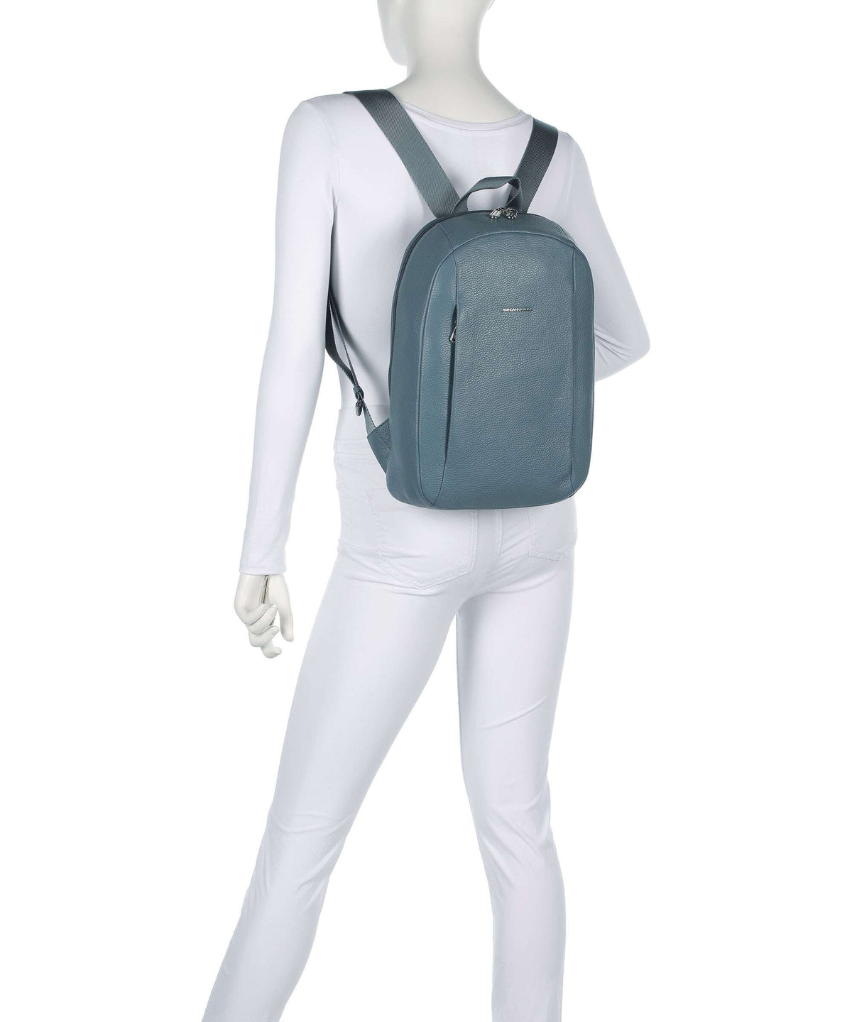 Mandarina Duck Mellow Leather Backpack iron