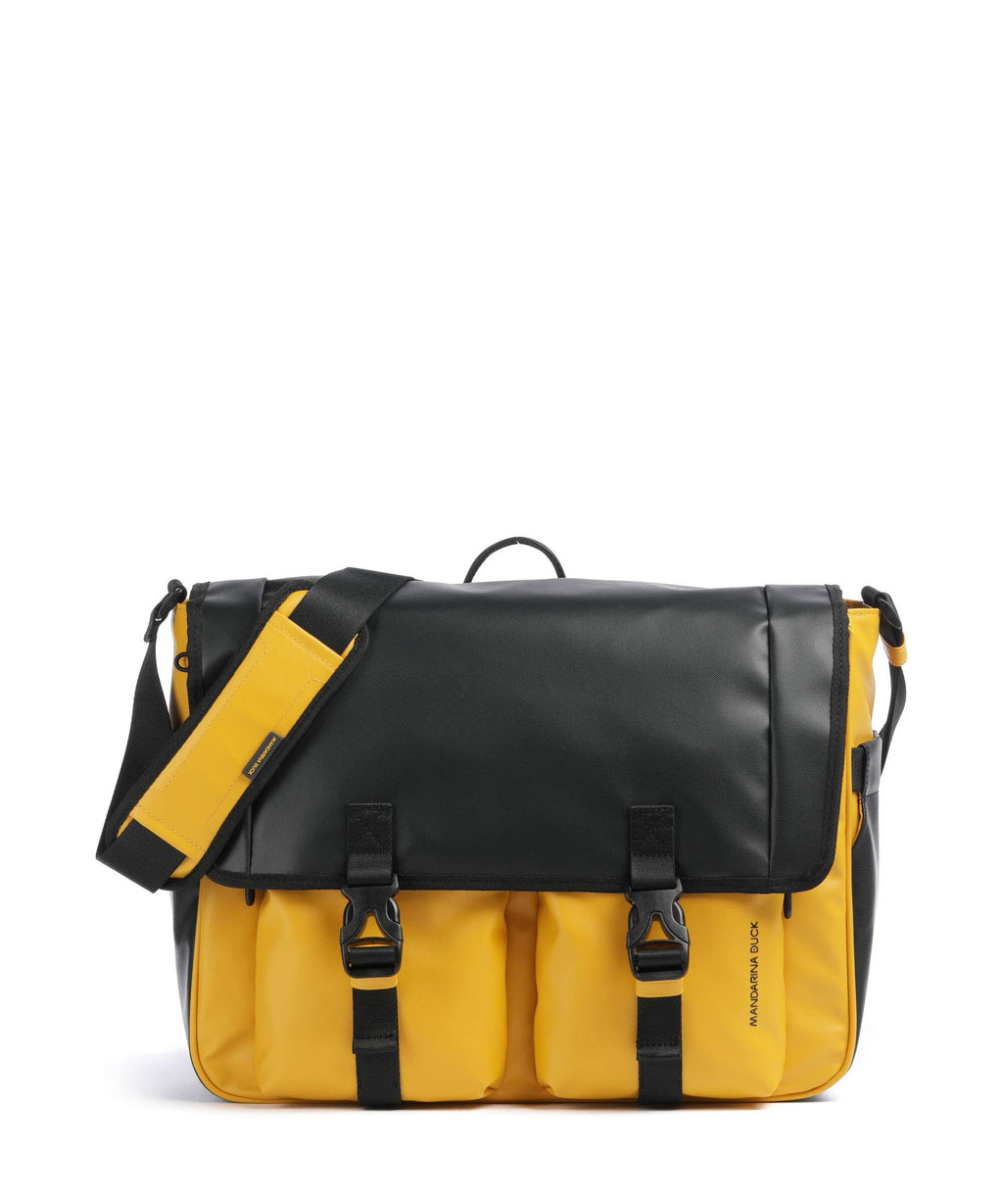 Mandarina Duck Eco Coated Messenger bag duck yellow