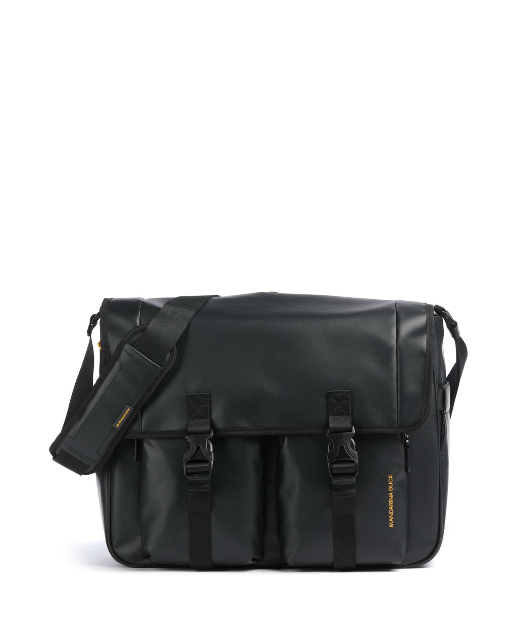 Mandarina Duck Coated Messenger bag black
