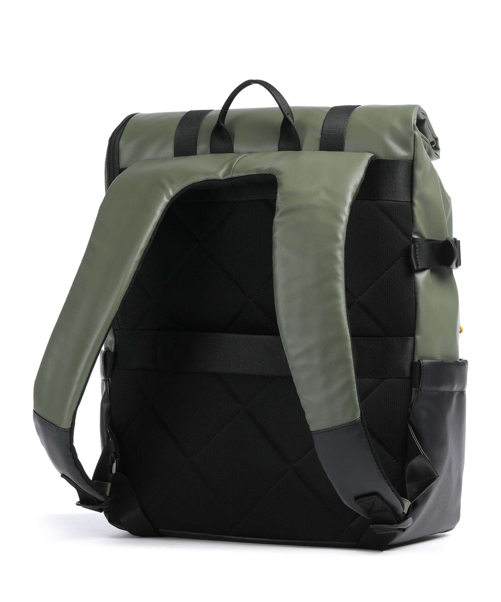 Mandarina Duck Eco Coated Laptop backpack pine green