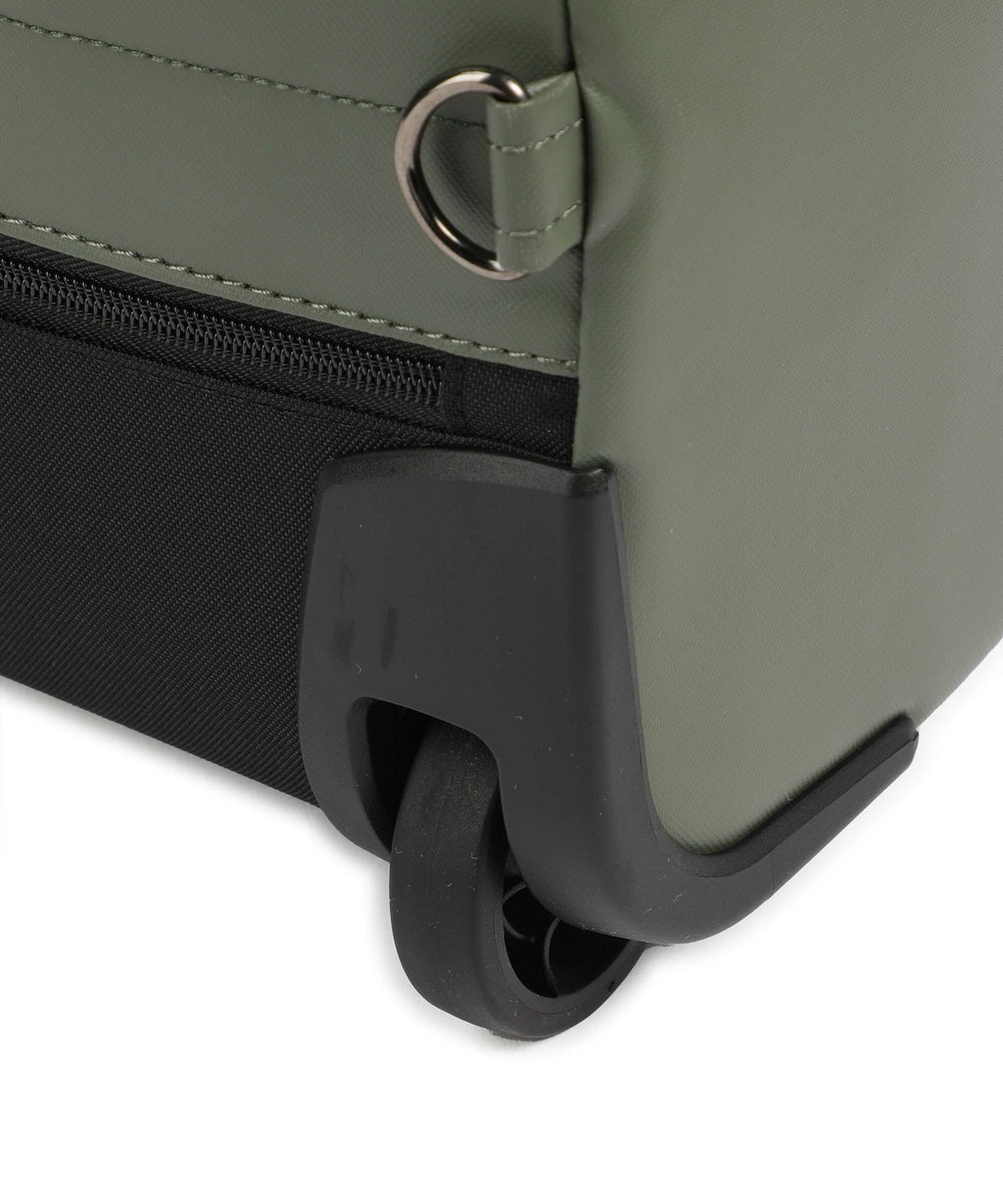 Mandarina Duck Eco Coated Backpack with wheels pine green