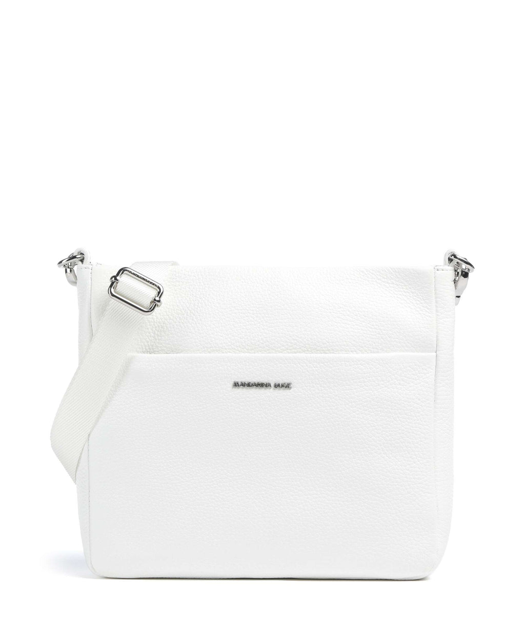 Mandarina Duck Mellow Leather Crossbody bag blanc