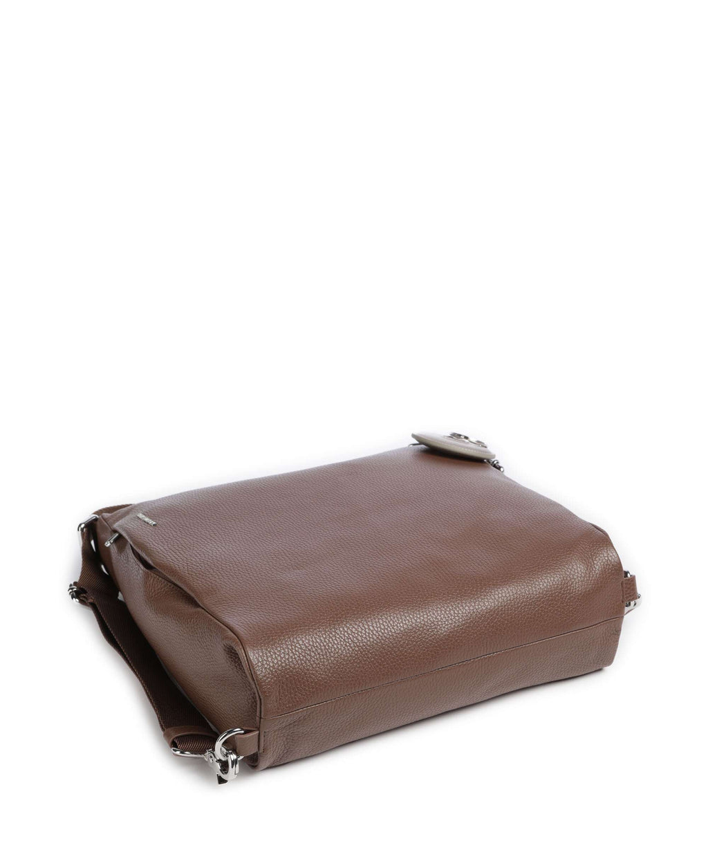 Mandarina Duck Mellow Leather Backpack bag milk chocolate