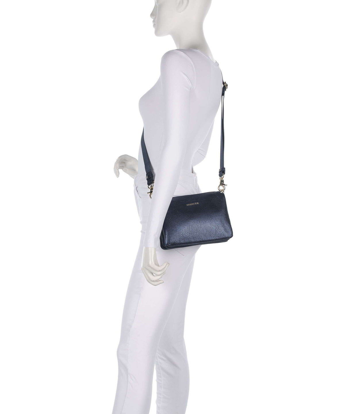 Mandarina Duck Mellow Metal Crossbody bag blue indigo